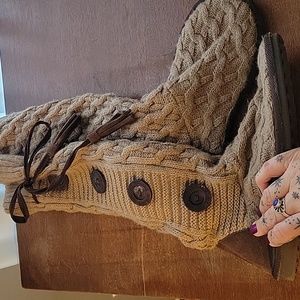 Muk Luks sweater boots